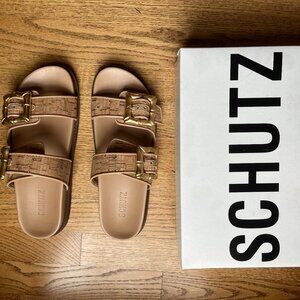 Enola Sporty Cork & Nappa Leather Sandal